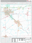 Elkhart-Goshen Wall Map Premium Style